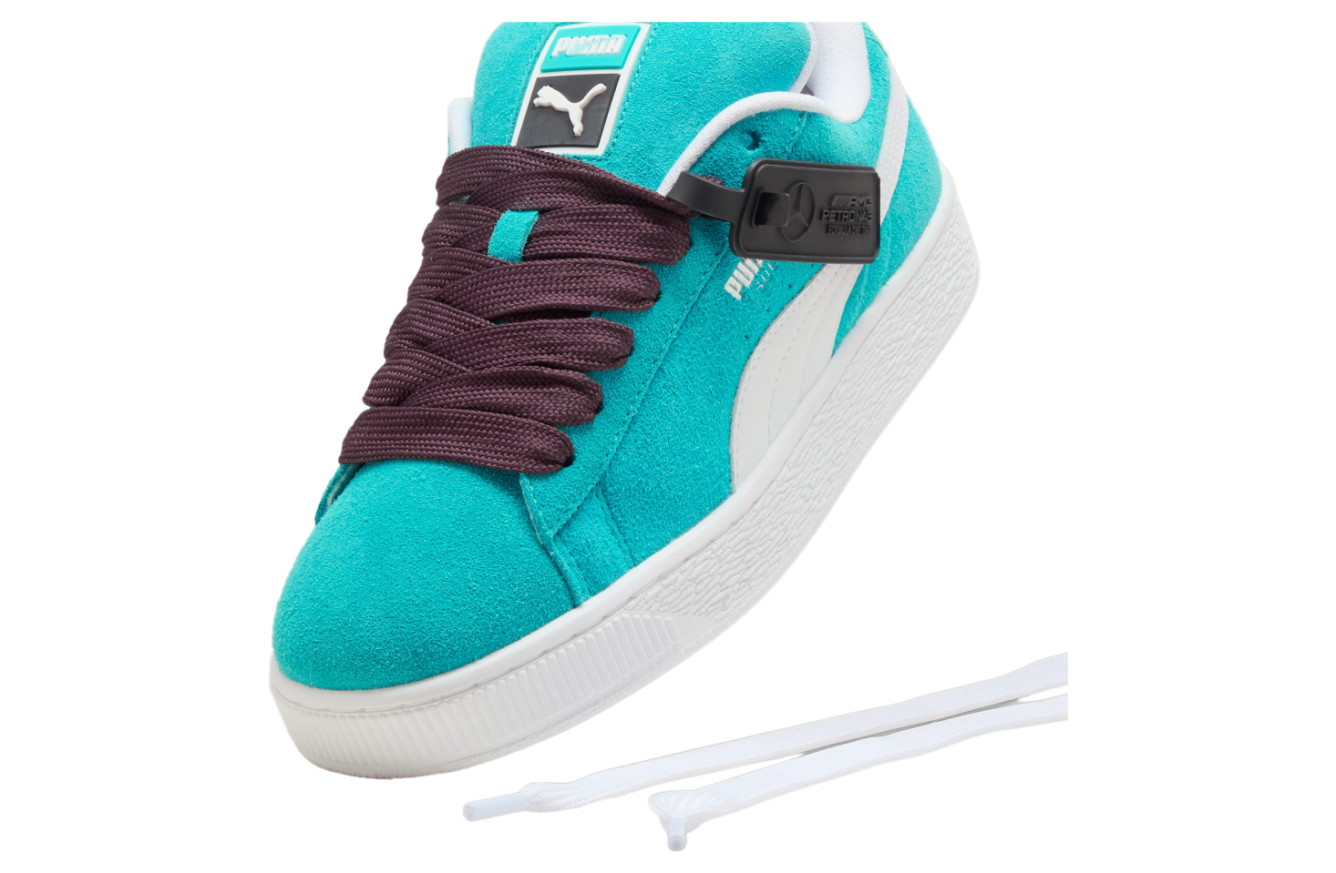 Puma Mercedes-amg Petronas F1 Suede Xl Sheen Green / White