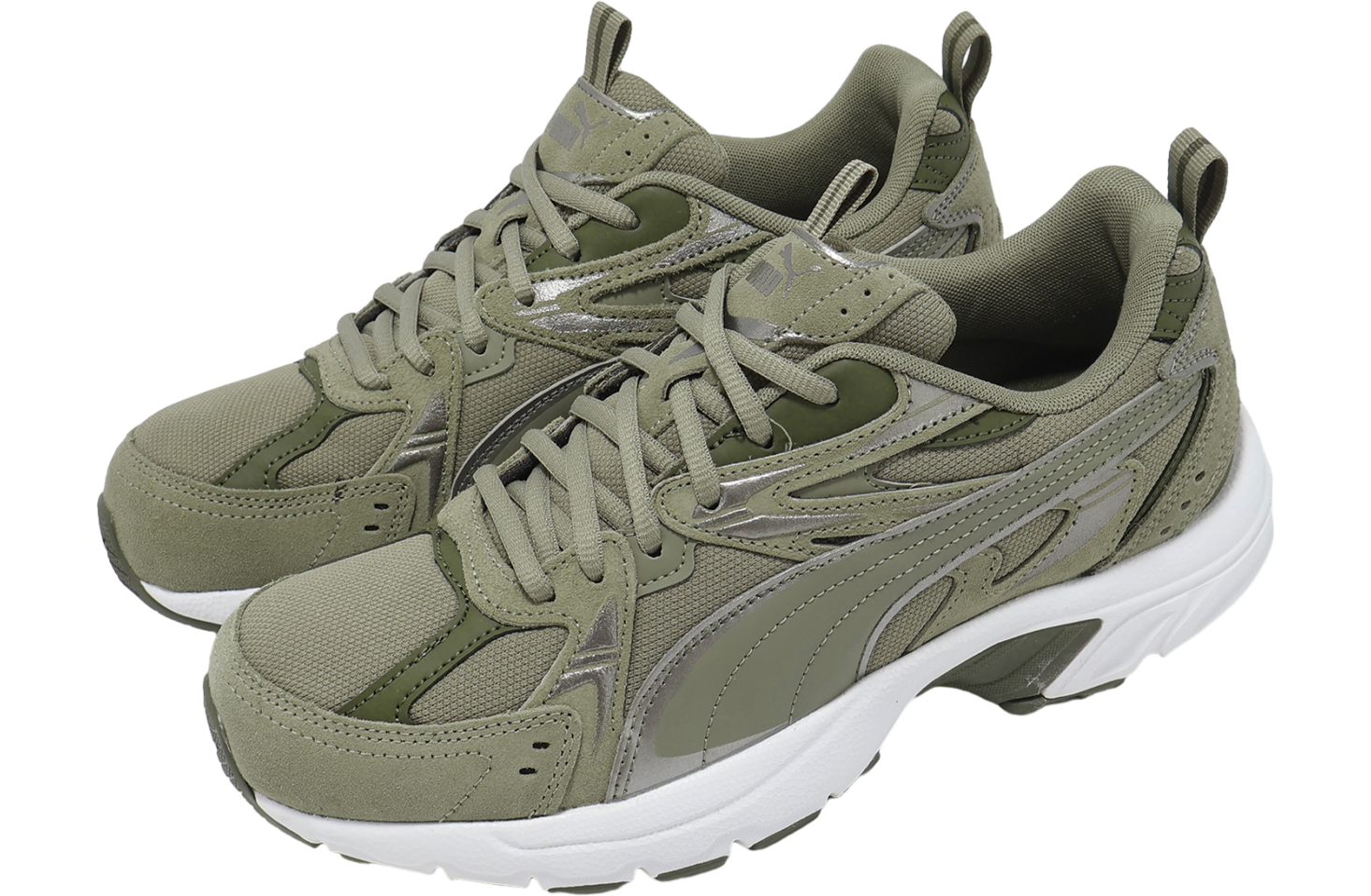 Puma Milenio Tech Suede Green / White