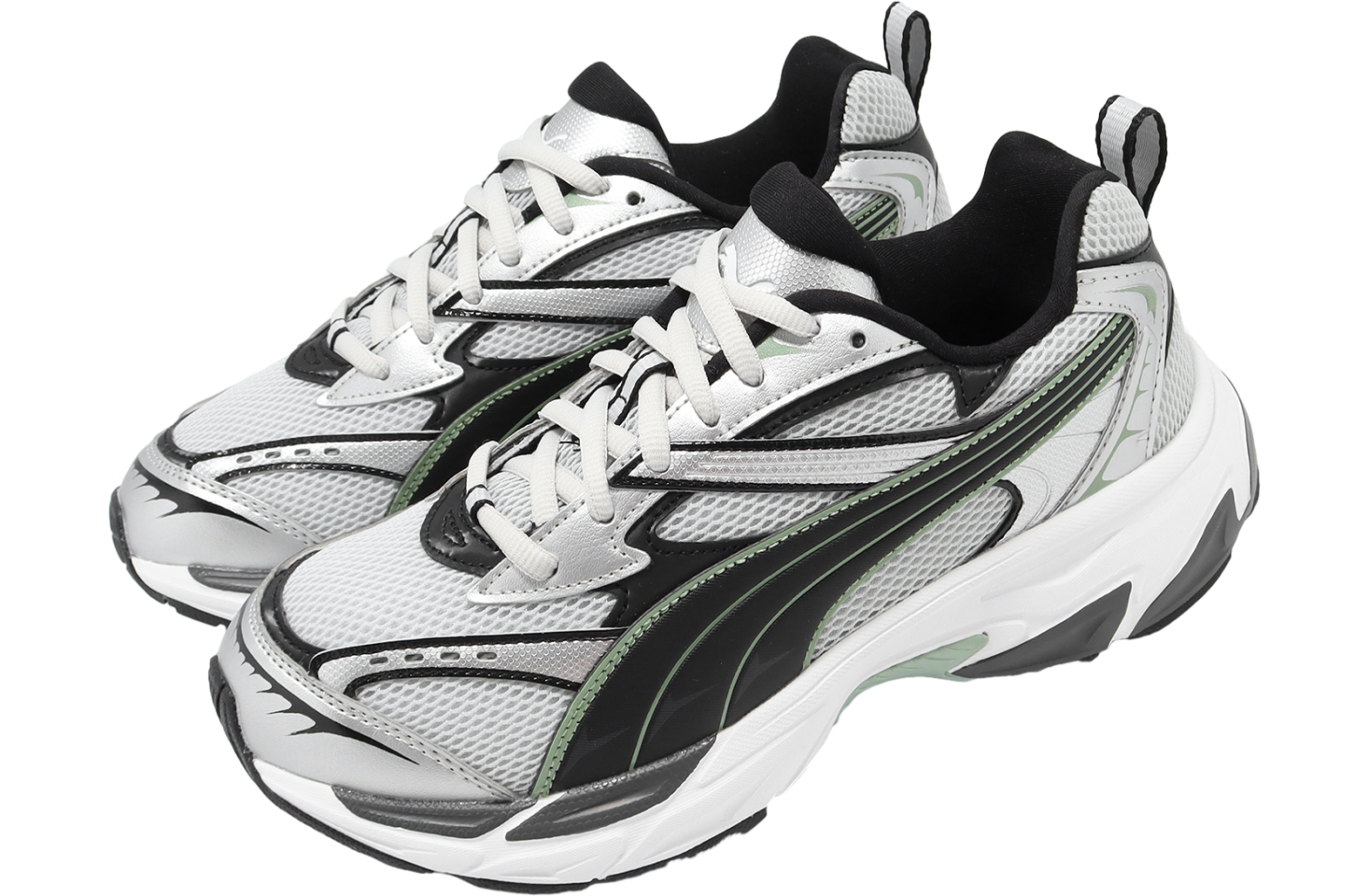 Puma Morphic Glacial Gray / Green