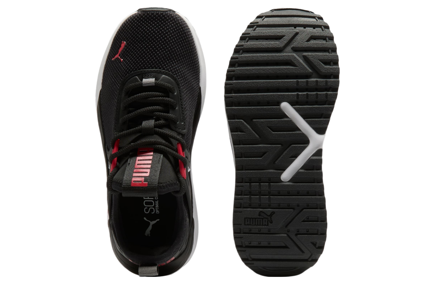 Puma Pacer 23 GS Black / For All Time Red