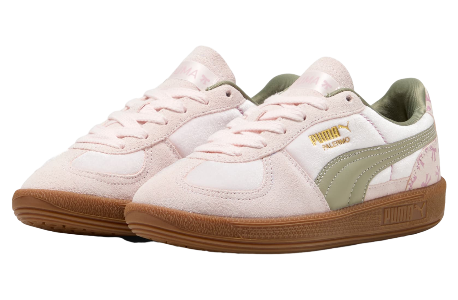 Puma Palermo Bowtique Gs Jasmine Flower / Lux Army