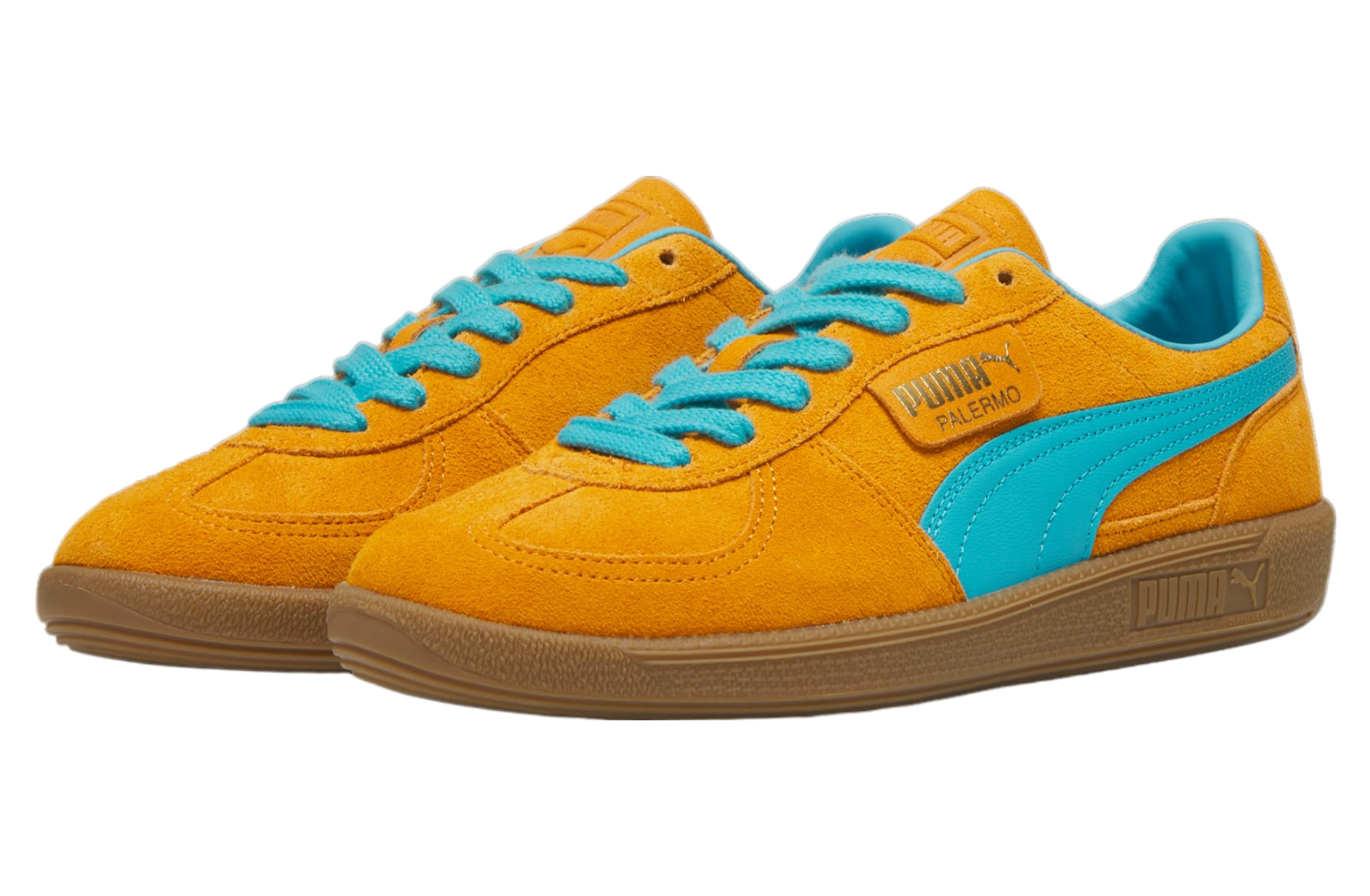 Puma Palermo Dark Cheddar / Bright Aqua