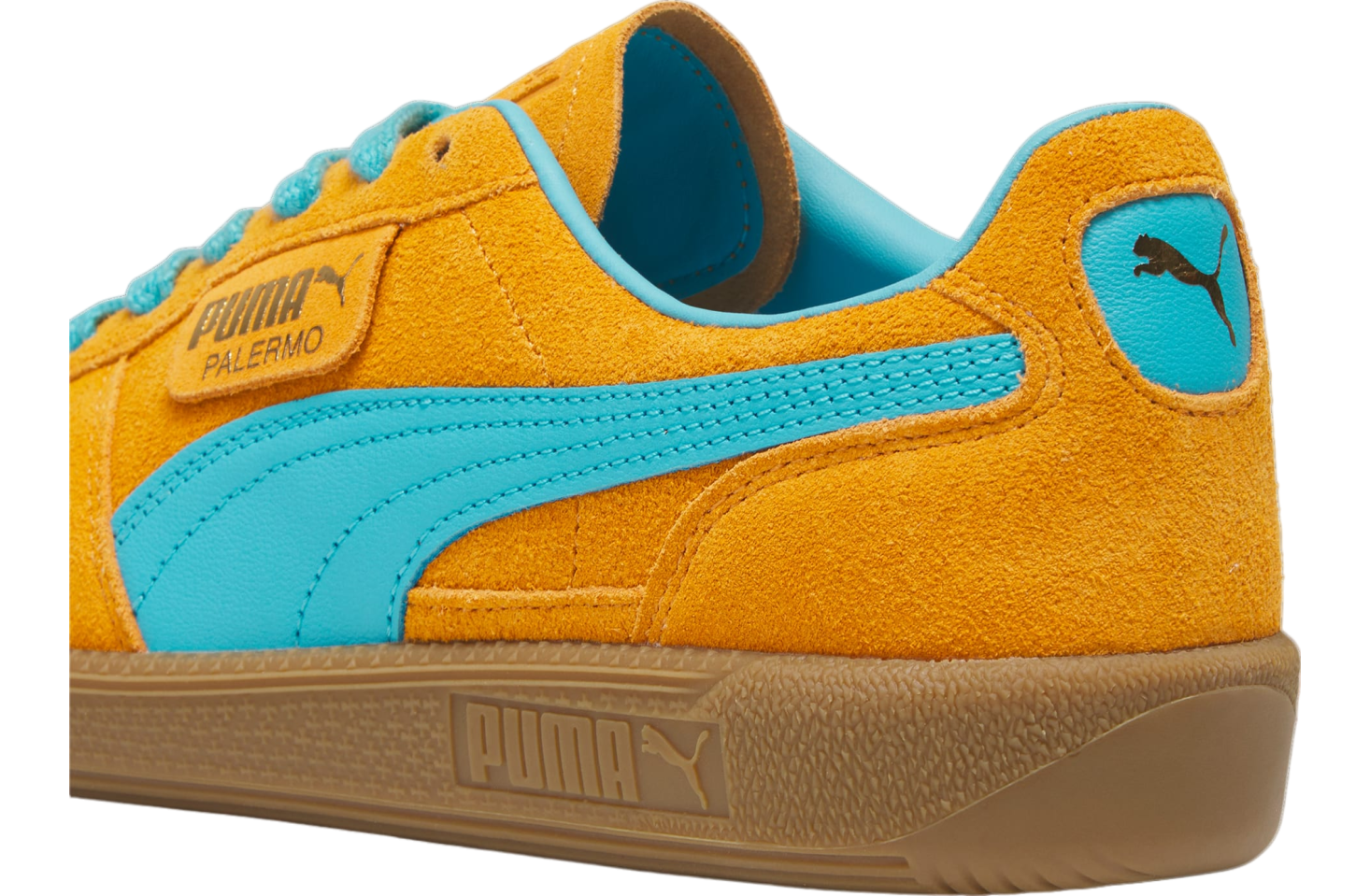 Puma Palermo Dark Cheddar / Bright Aqua