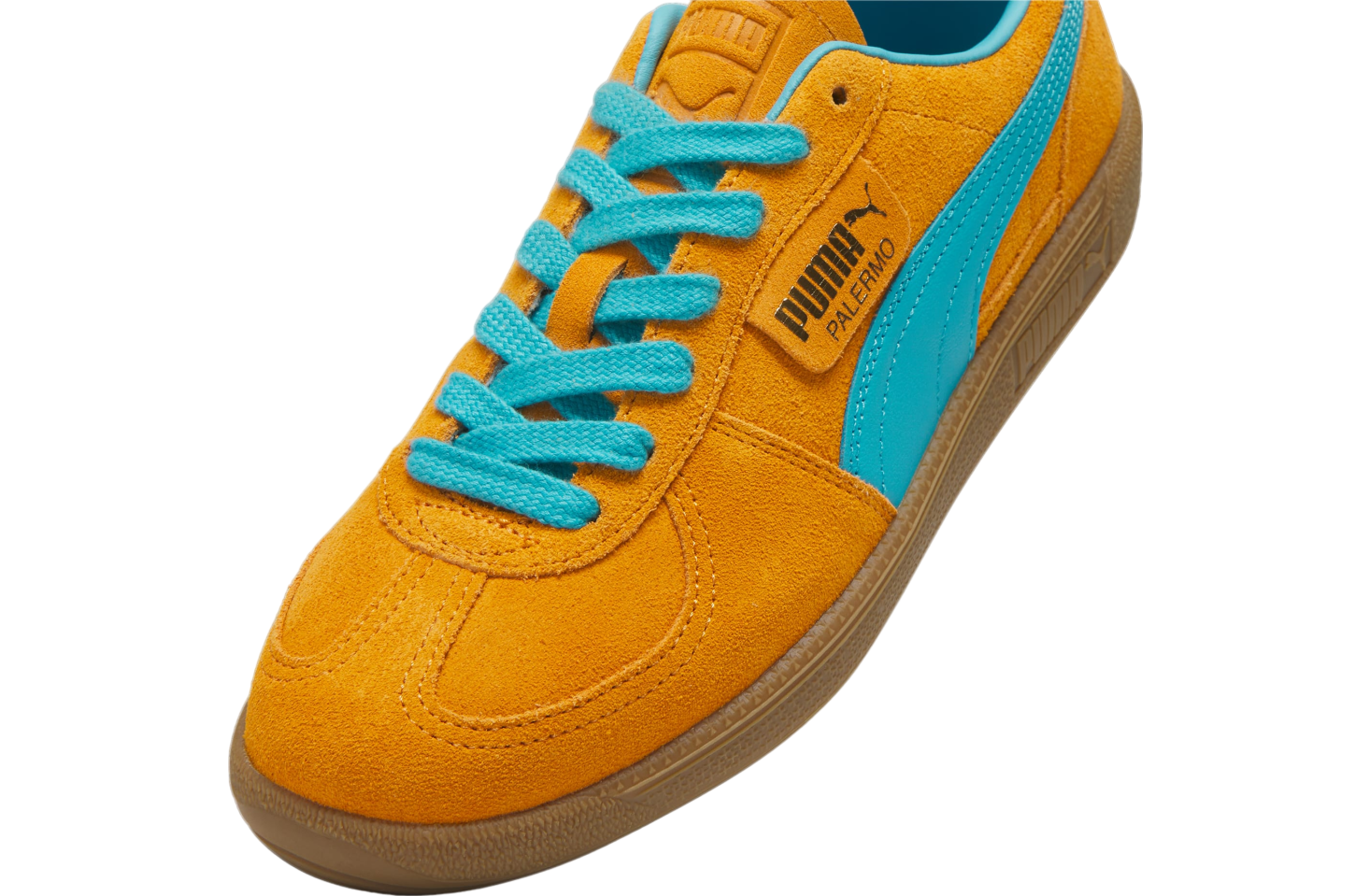 Puma Palermo Dark Cheddar / Bright Aqua