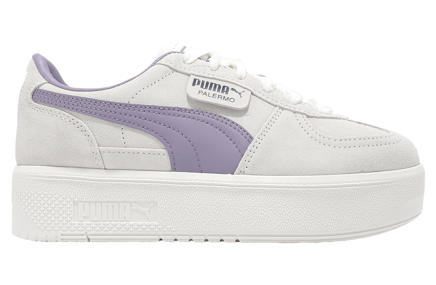 【Puma】Palermo Elevata Warm White Silver Puma Palermo Elevata Club Las Vegas WMNS White / Silver Mist