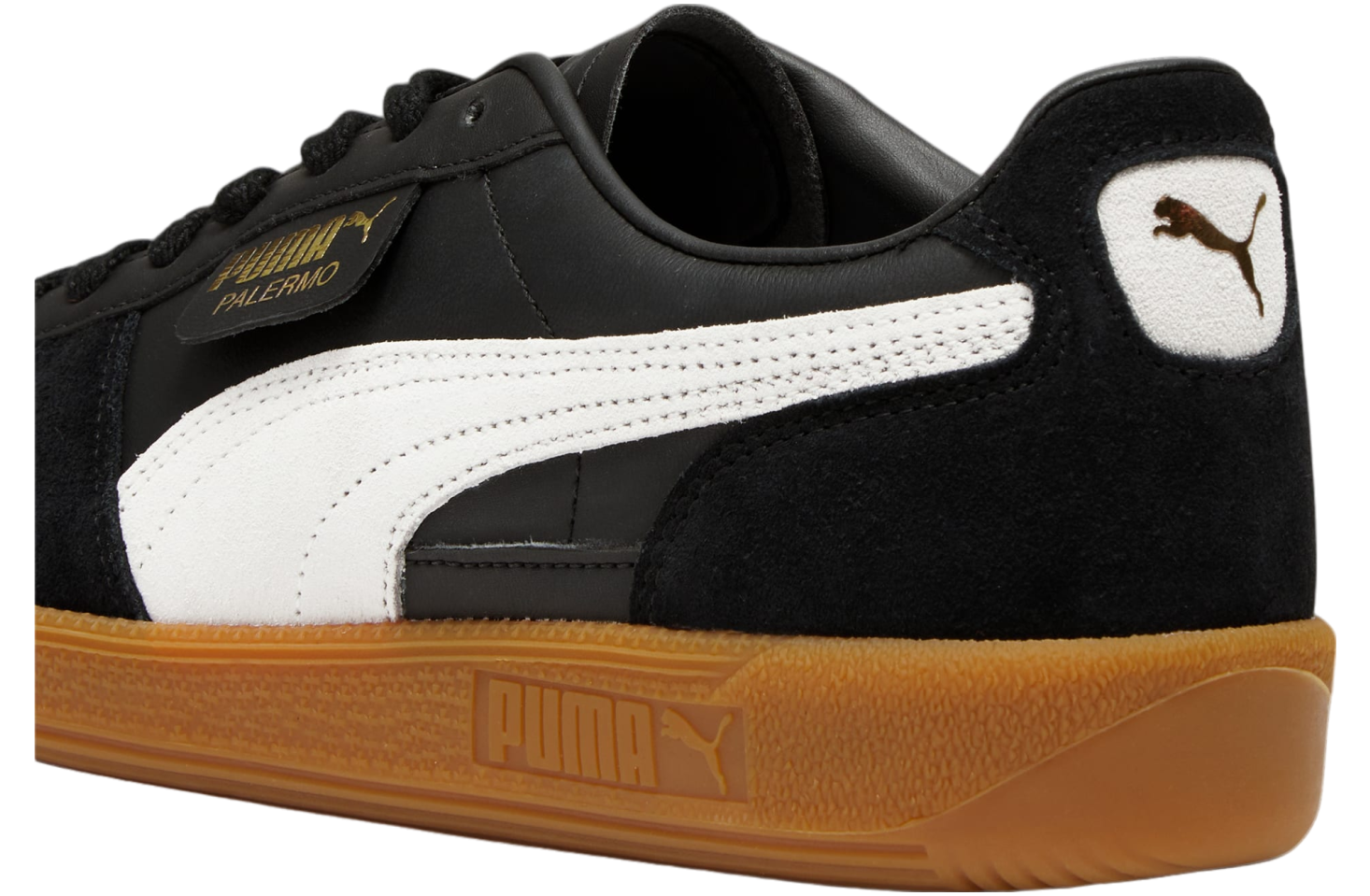 Puma Palermo Leather Black / Feather Gray