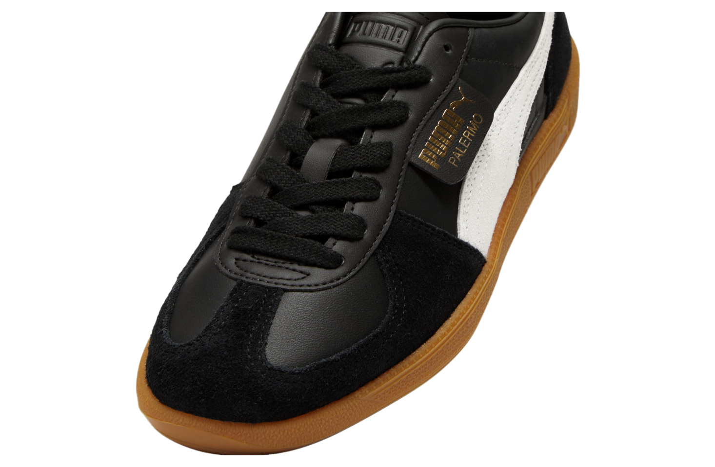 Puma Palermo Leather Black / Feather Gray