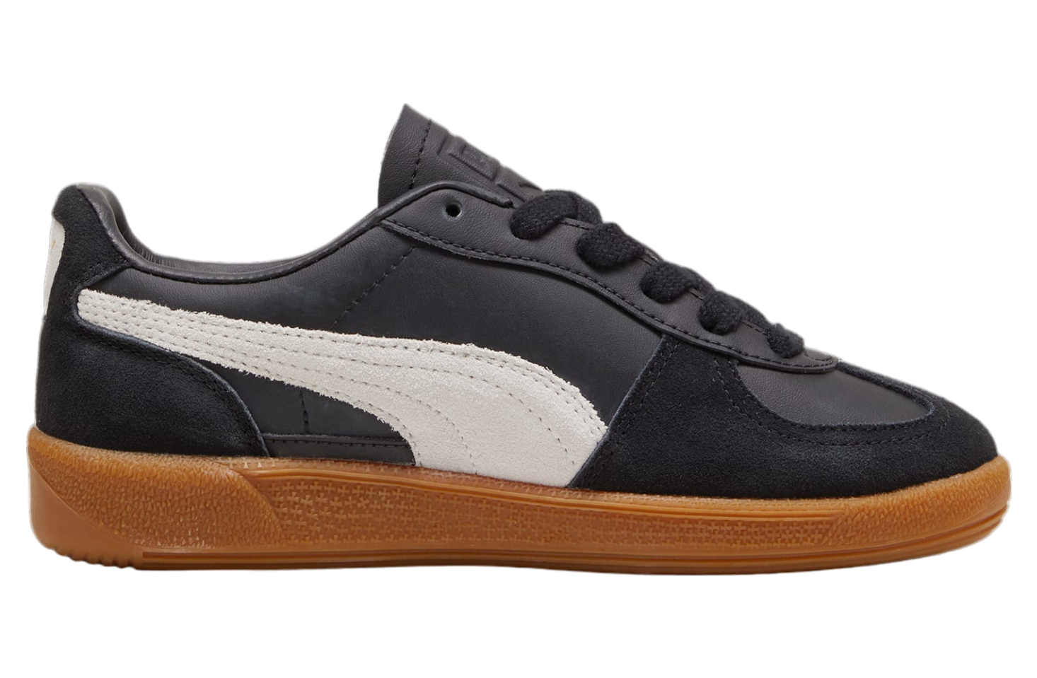 Puma Palermo Leather GS Black / Feather Gray