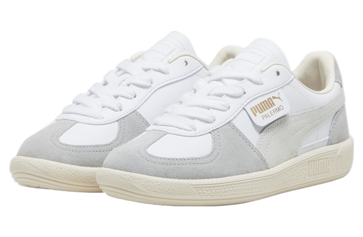 Puma Palermo Leather GS White / Cool Light Gray