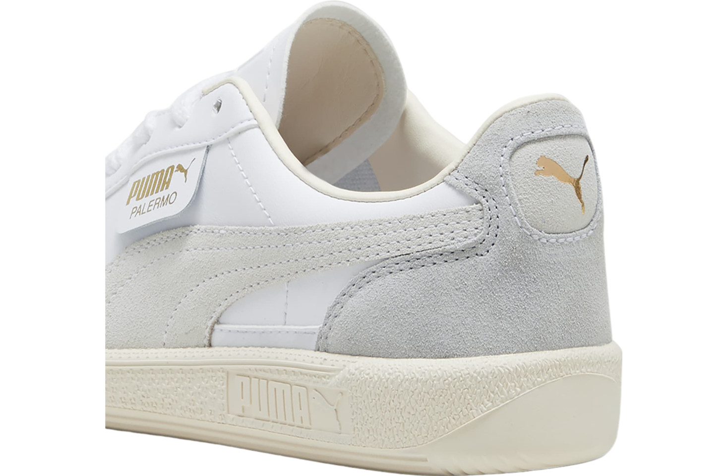 Puma Palermo Leather GS White / Cool Light Gray