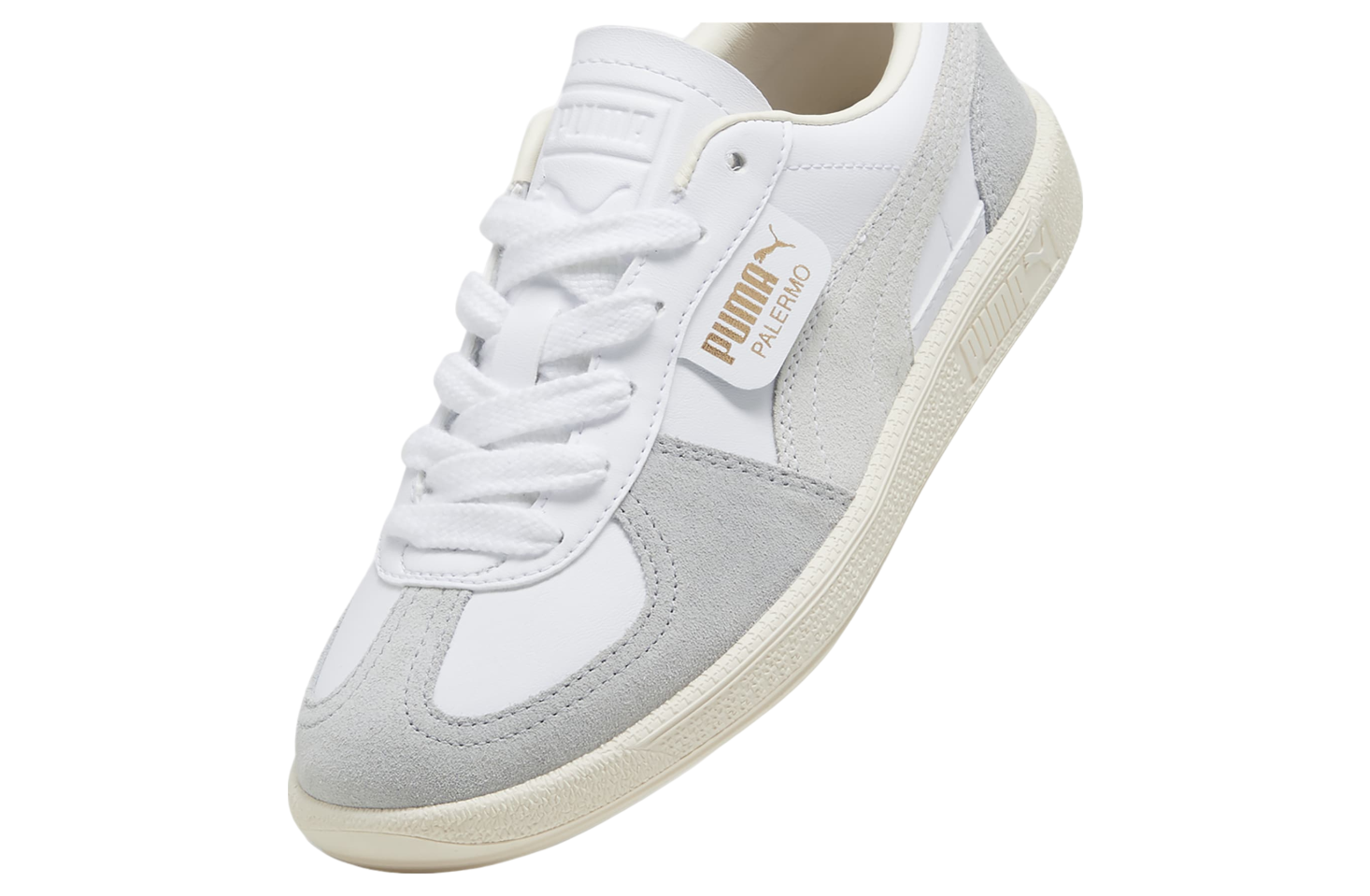 Puma Palermo Leather GS White / Cool Light Gray