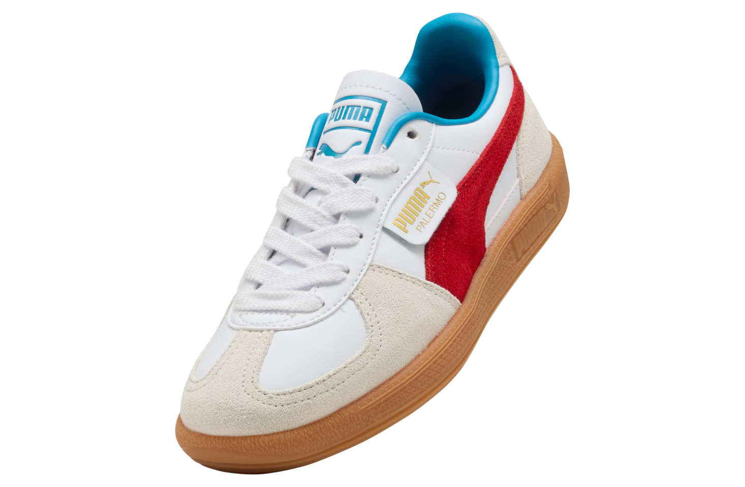 Puma Palermo Leather GS White / For All Time Red