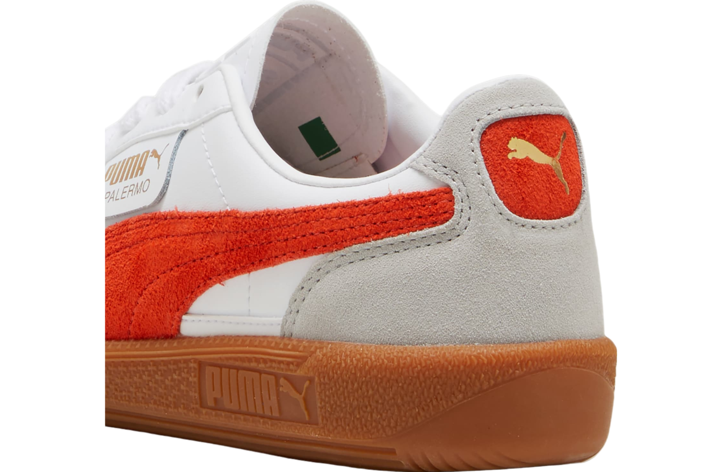 Puma Palermo Leather GS White / Redmazing / Gum