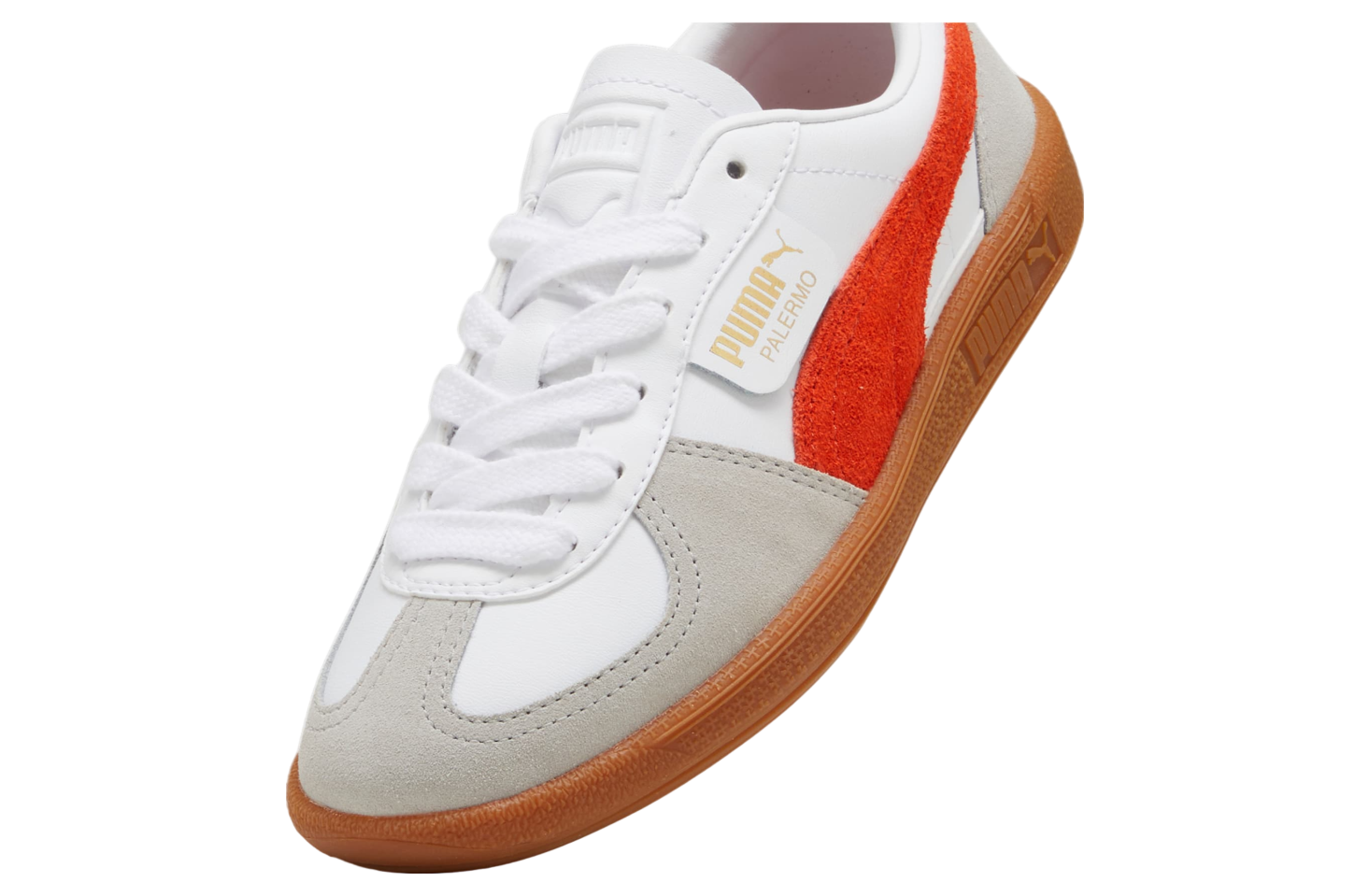 Puma Palermo Leather GS White / Redmazing / Gum