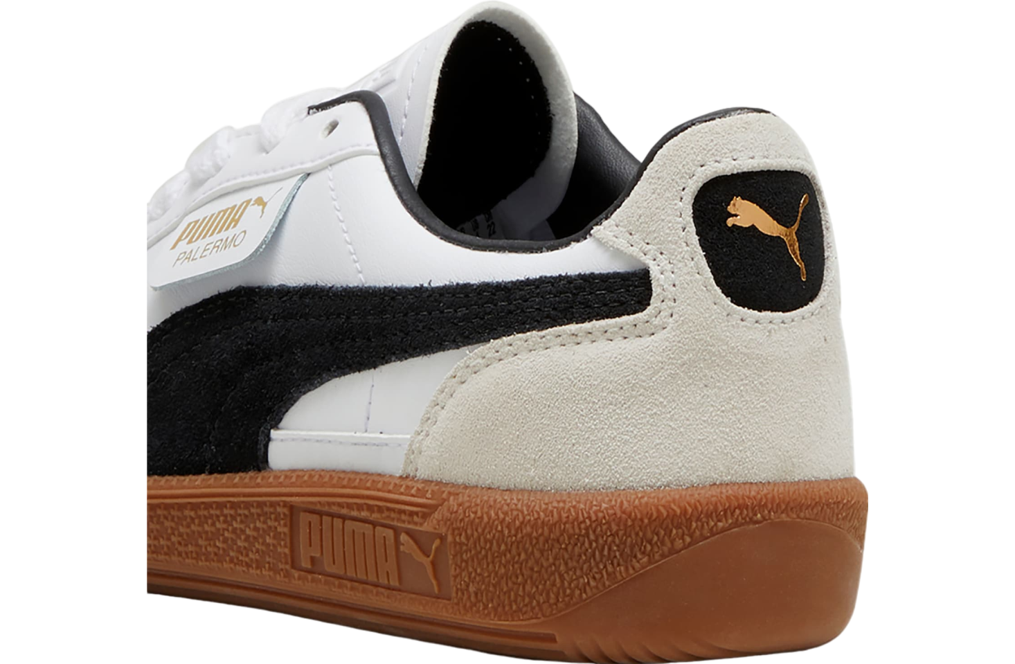 Puma Palermo Leather GS White / Vapor Gray