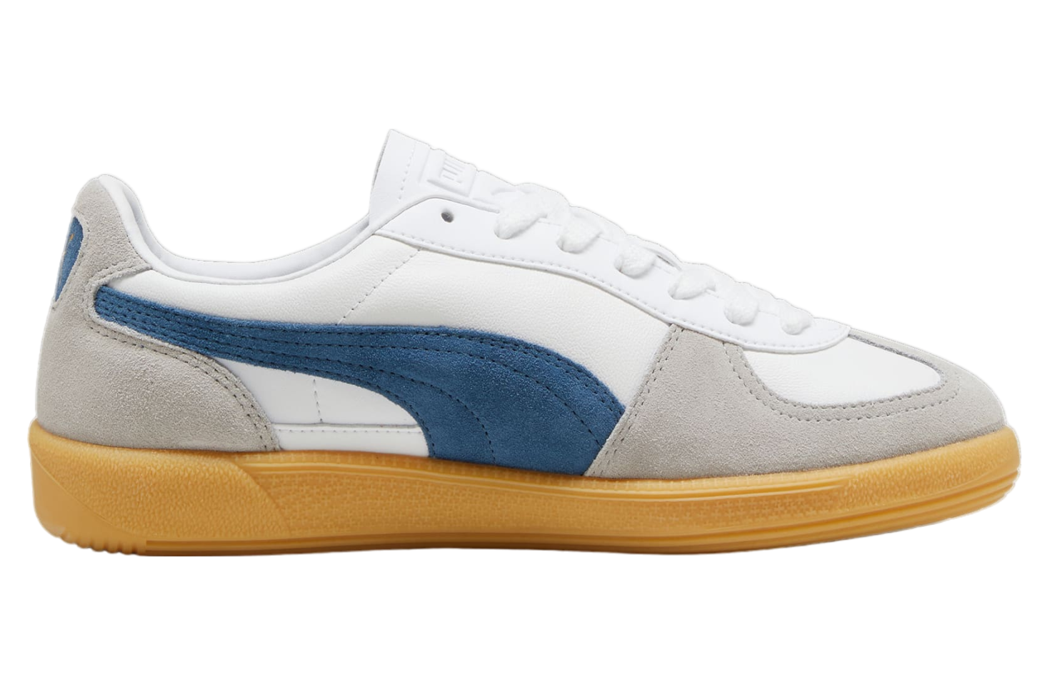 Puma Palermo Leather White / Blue Horizon