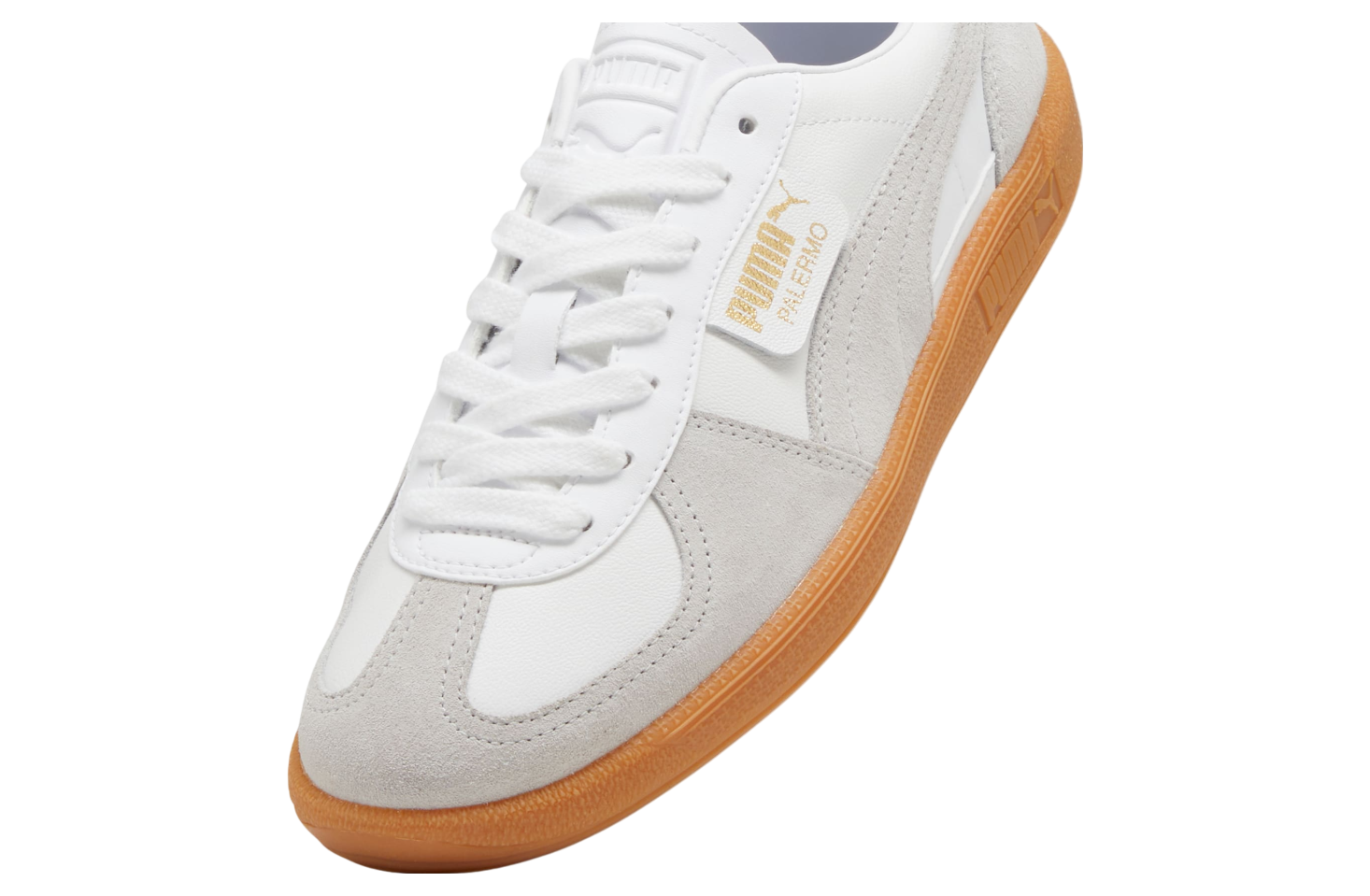 Puma Palermo Leather White / Glacial Gray / Gum