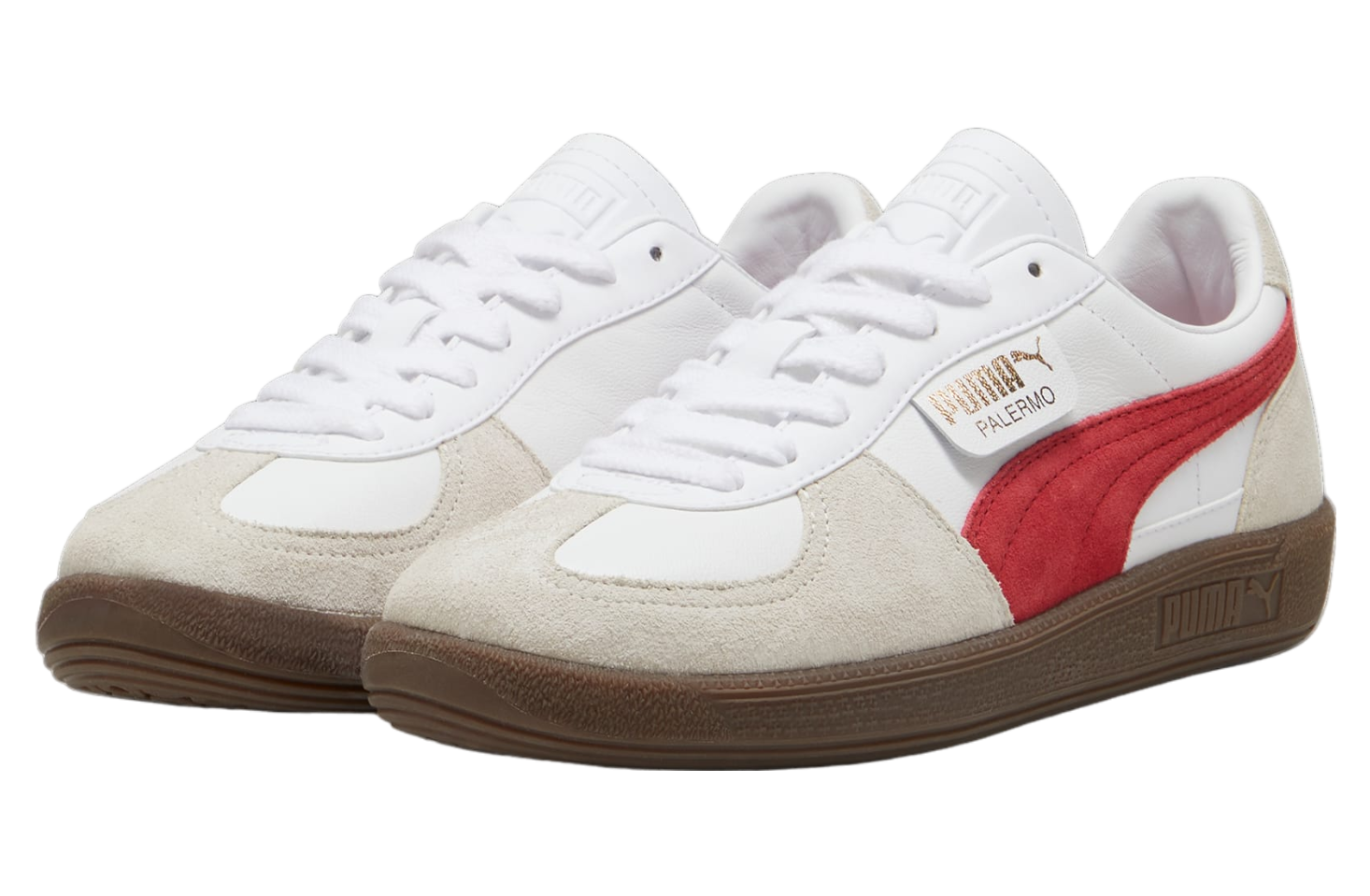 Puma Palermo Leather White / Vapor Gray