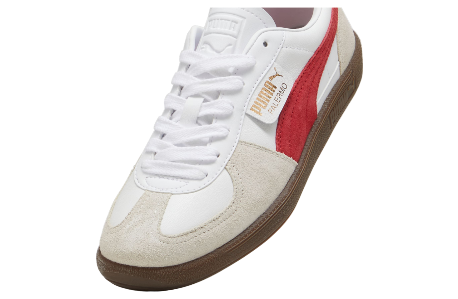 Puma Palermo Leather White / Vapor Gray