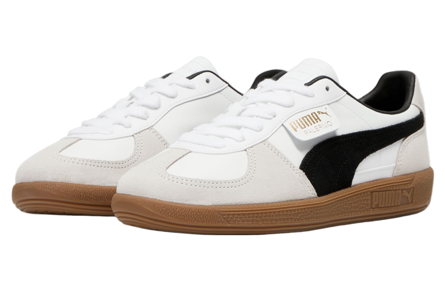 Puma Palermo Leather White / Vapor Gray / Gum