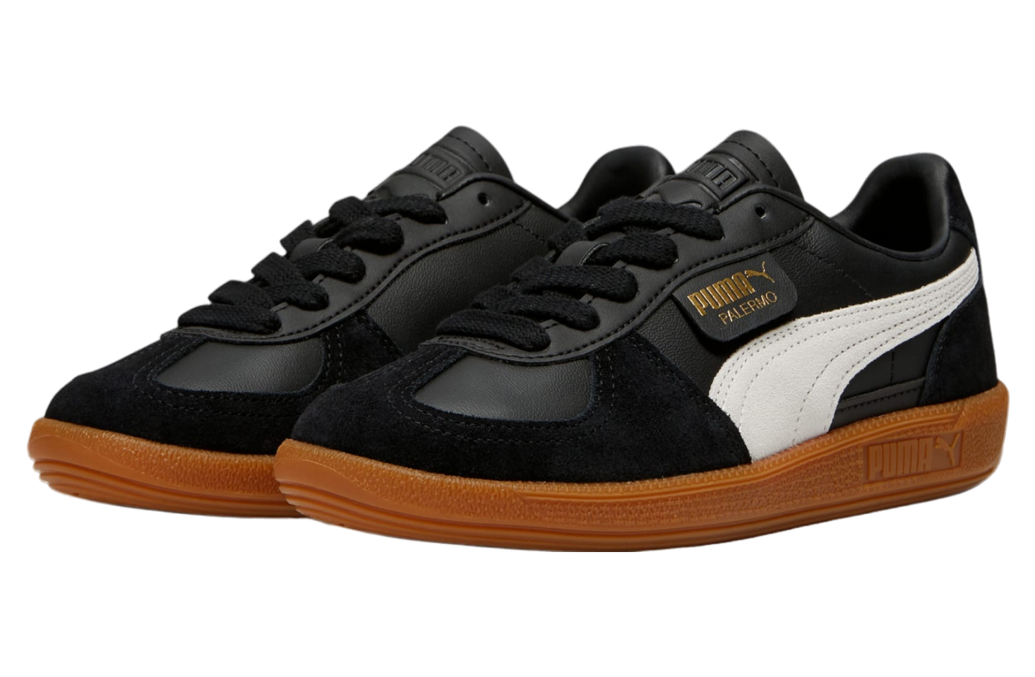 Puma Palermo Leather WMNS Black / Feather Gray