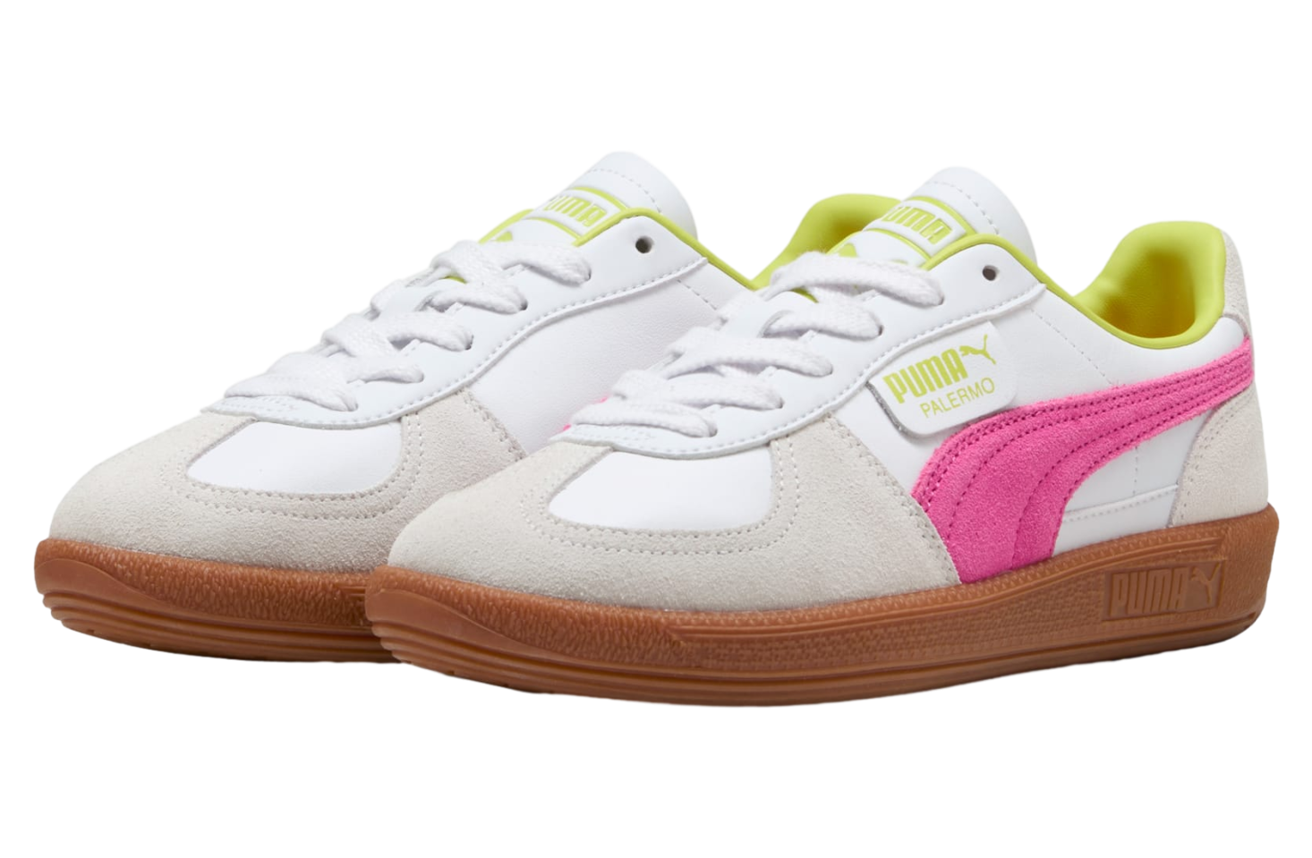 Puma Palermo Leather WMNS White / Fluro Pink Pes