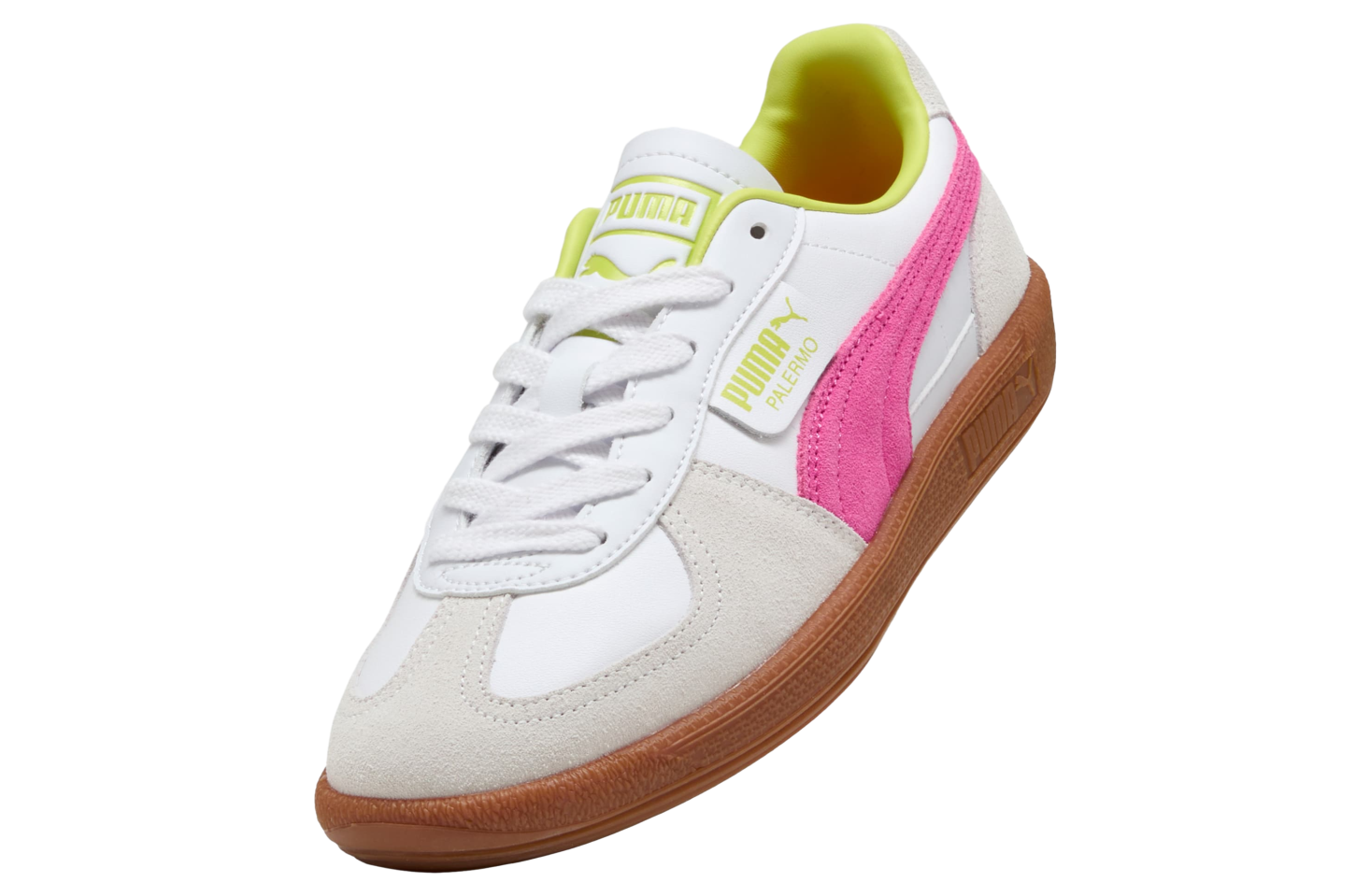 Puma Palermo Leather WMNS White / Fluro Pink Pes