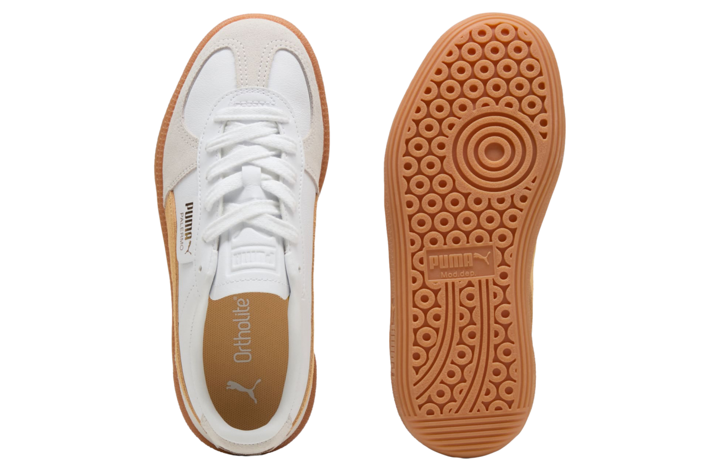 Puma Palermo Lth White / Almost Apricot