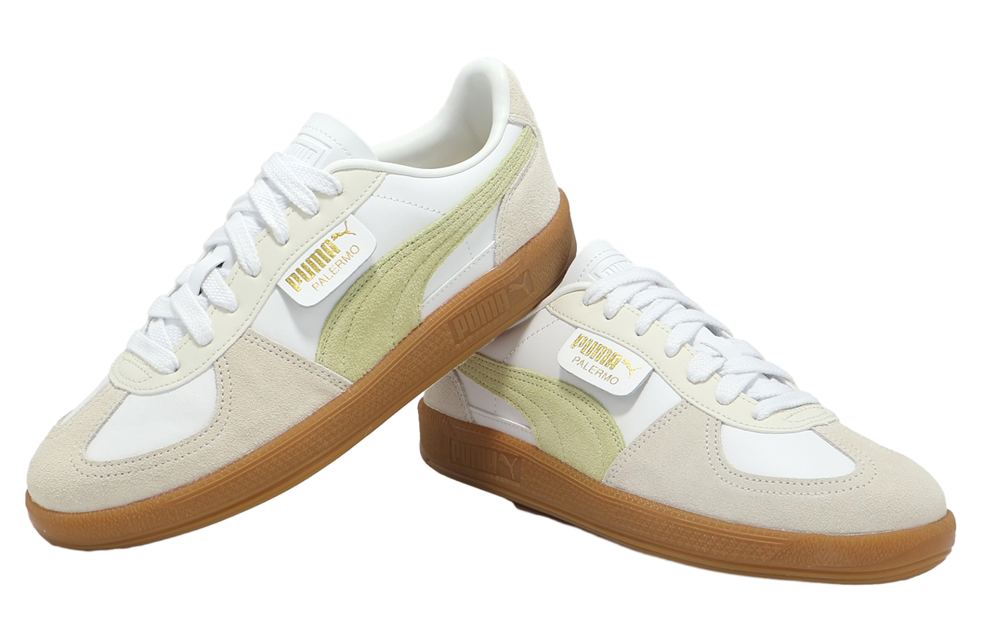 Puma Palermo Lth White / Green