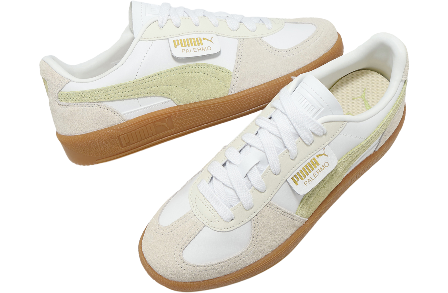 Puma Palermo Lth White / Green - May 2025 - 39646418