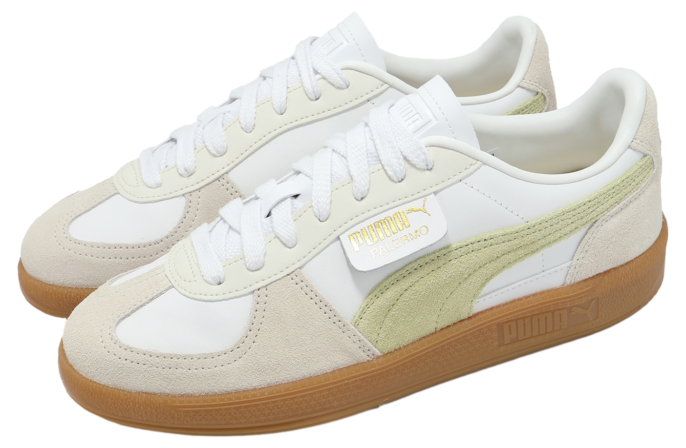 Puma Palermo Lth White / Green
