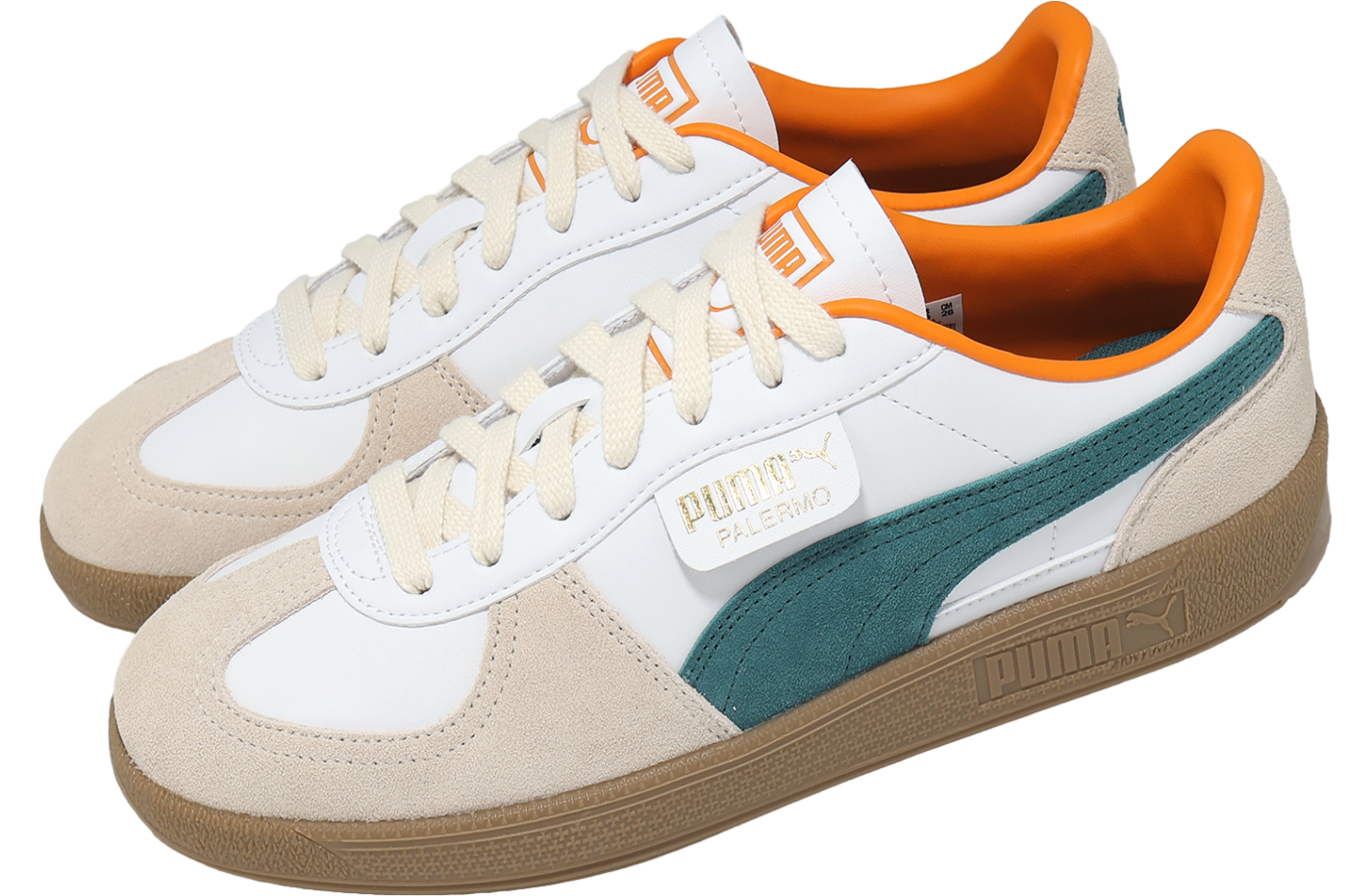 Puma Palermo Lth White / Green / Beige