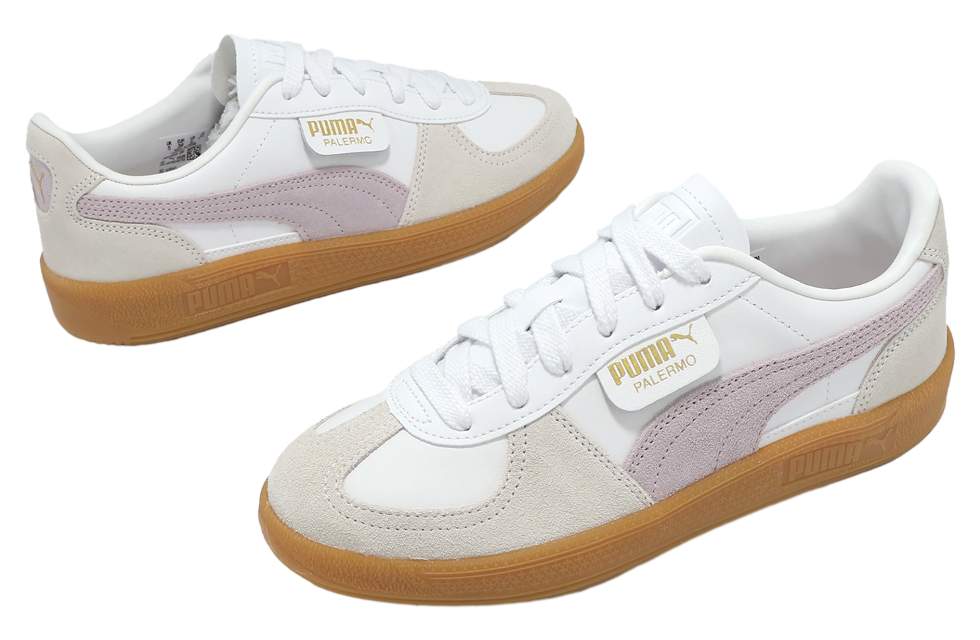 Puma Palermo Lth White / Purple