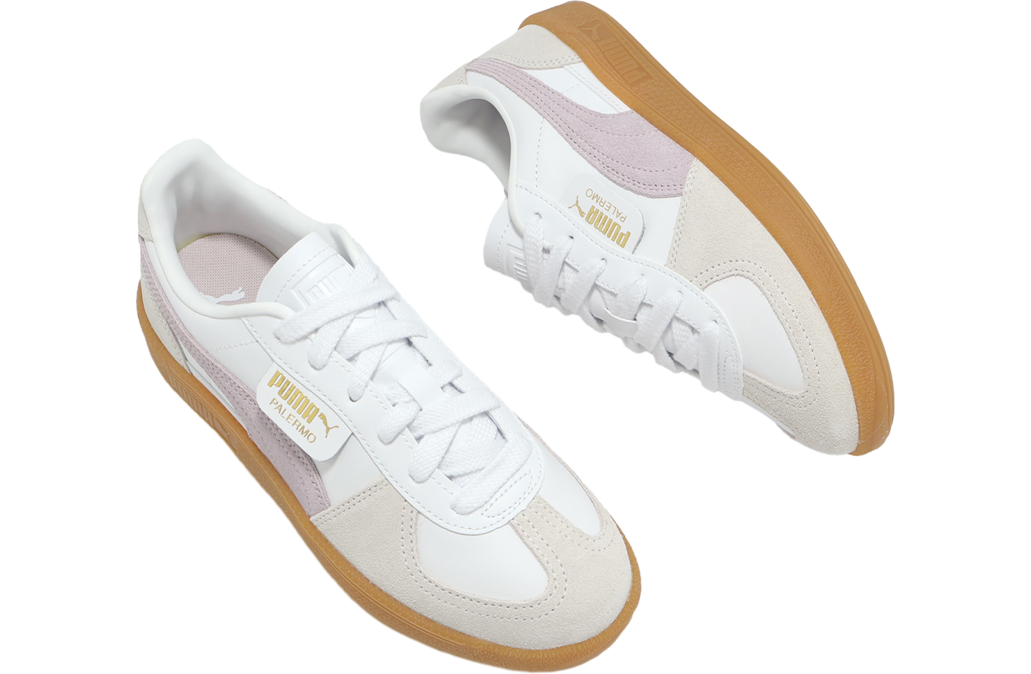Puma Palermo Lth White / Purple