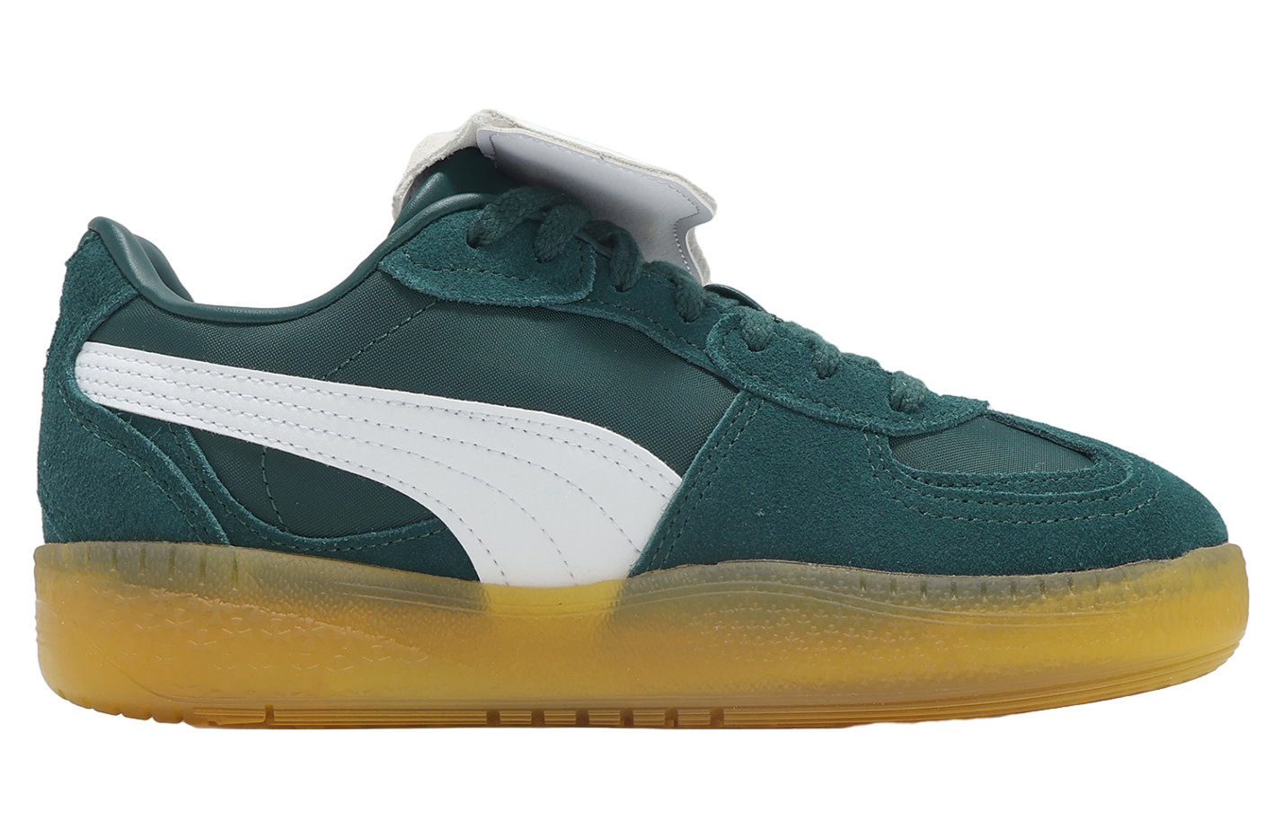 Puma Palermo Moda Tongue Wmns Green / White Puma Palermo Moda Tongue Wmns Green / White