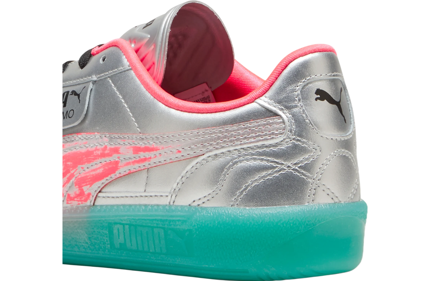 Puma Palermo New Gen Footy Silver / Sparkling Green