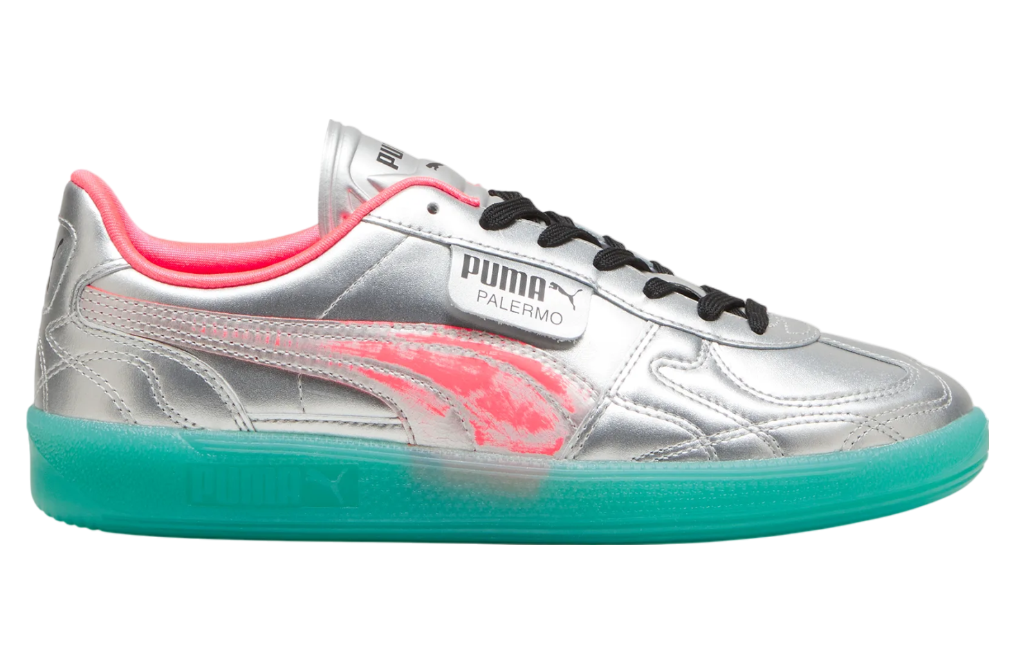 Puma Palermo New Gen Footy Silver / Sparkling Green