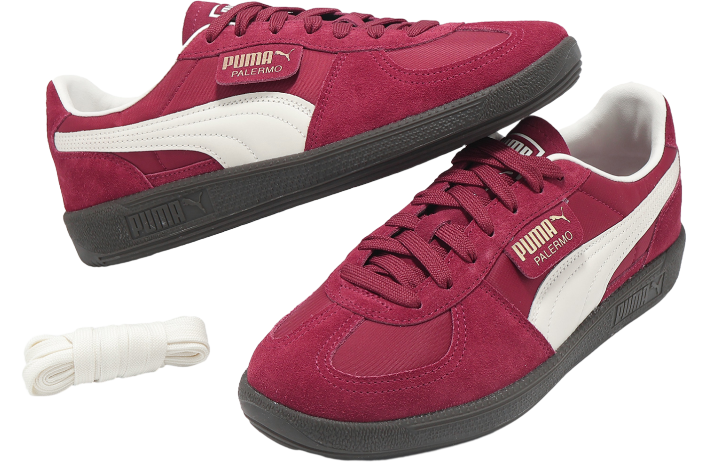 【Puma】Puma Palermo OG Intense Red Warm White☆大人気☆ Puma Palermo OG 'Intense Red White' 383011-13