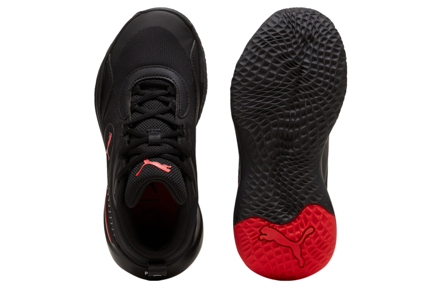 Puma Playmaker Pro GS Black / For All Time Red