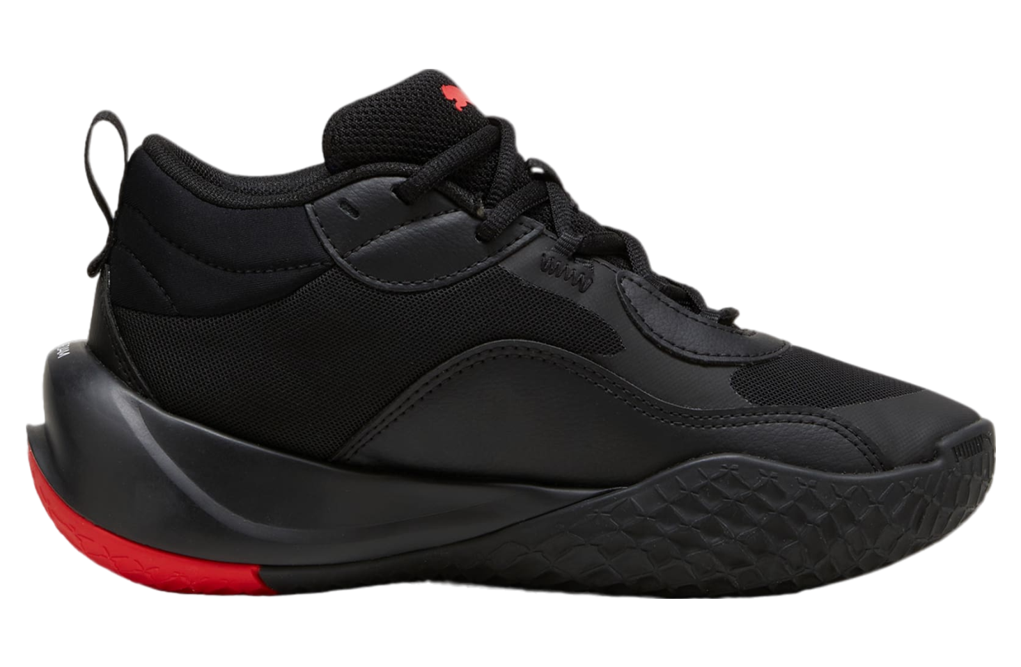 Puma Playmaker Pro GS Black / For All Time Red