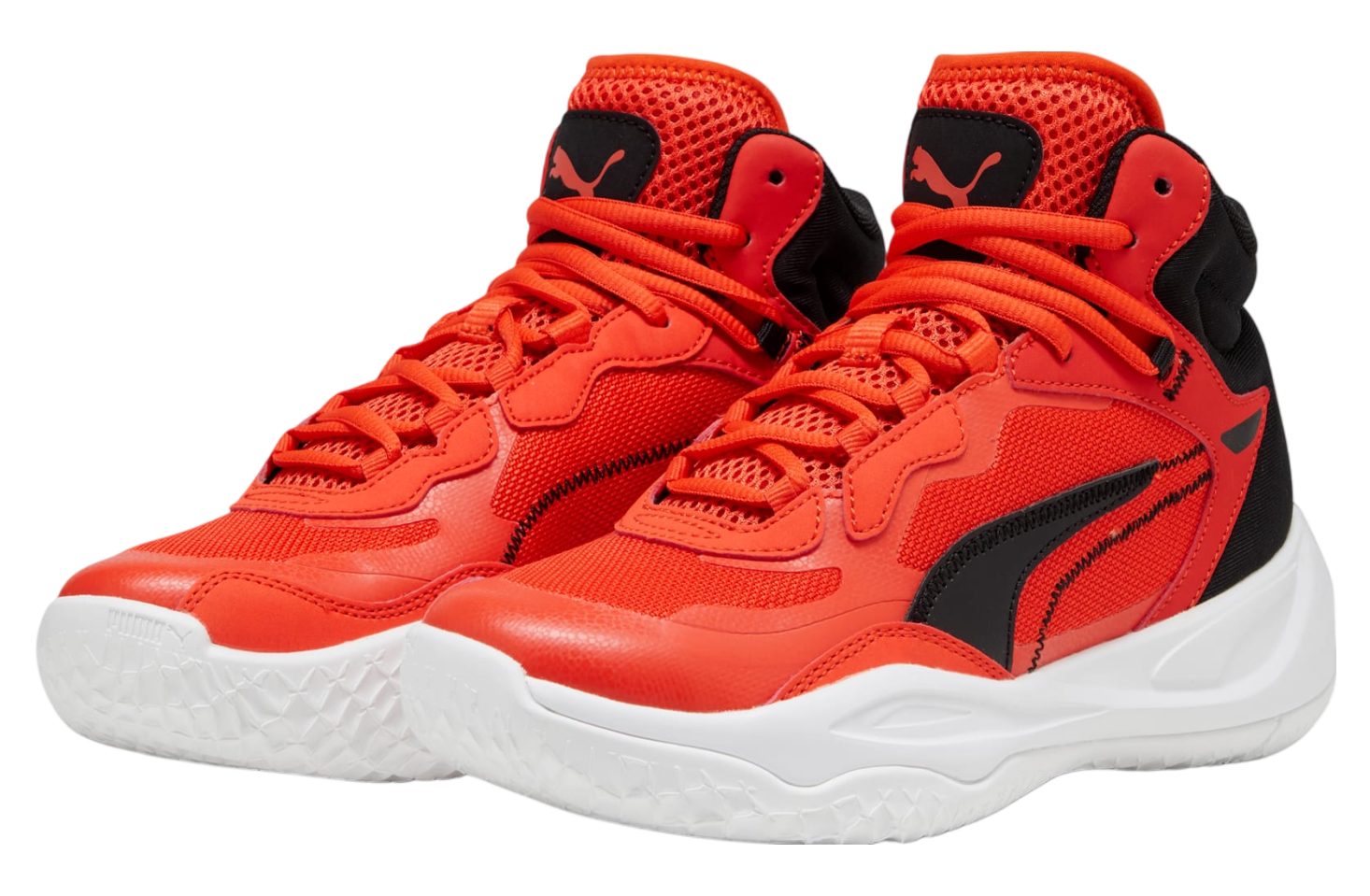 Puma Playmaker Pro Mid Gs Red Blast / Fiery Red