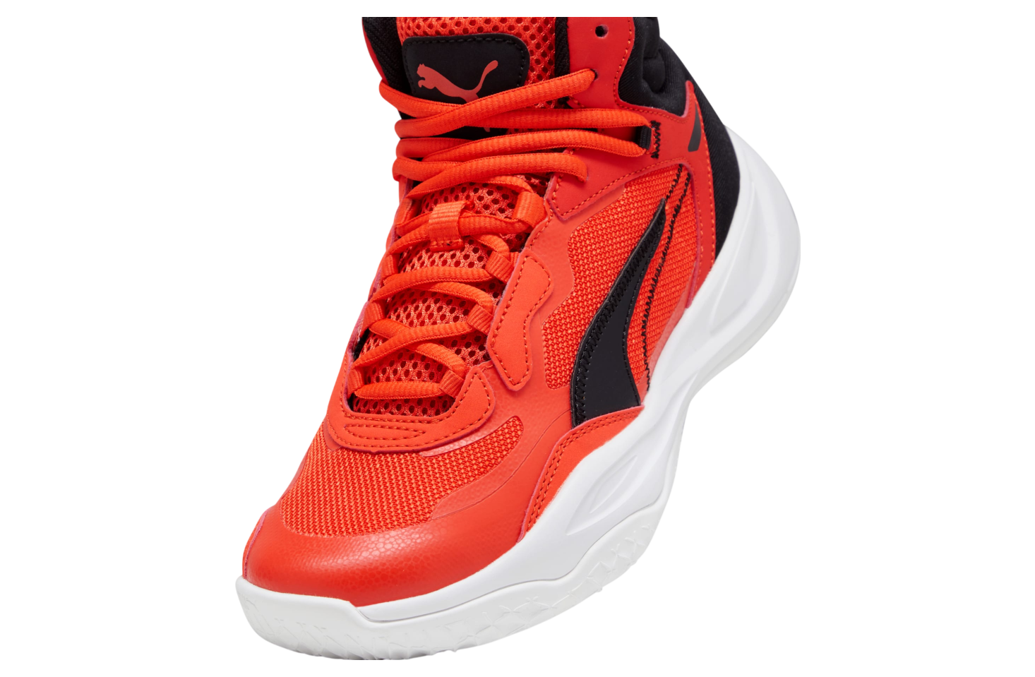 Puma Playmaker Pro Mid Gs Red Blast / Fiery Red