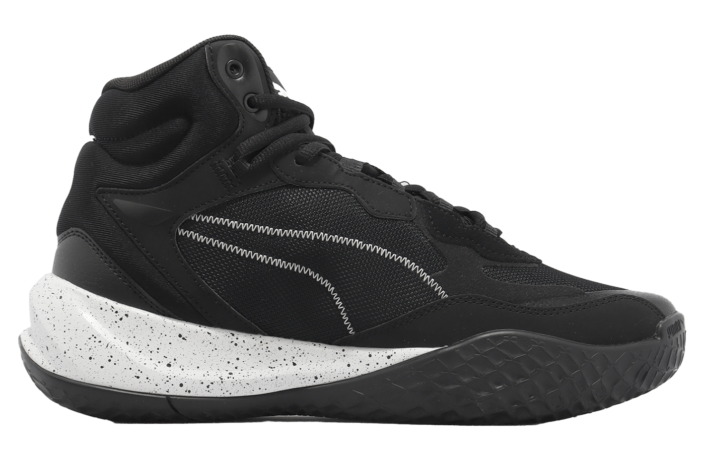 Puma Playmaker Pro Mid Splatter Black / White