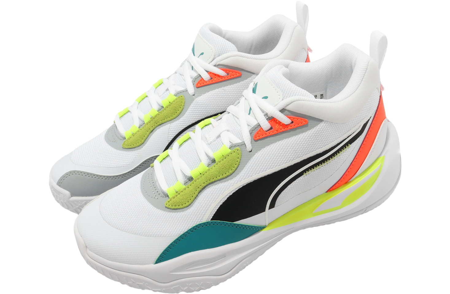 Puma Playmaker Pro White / Fiery Coral