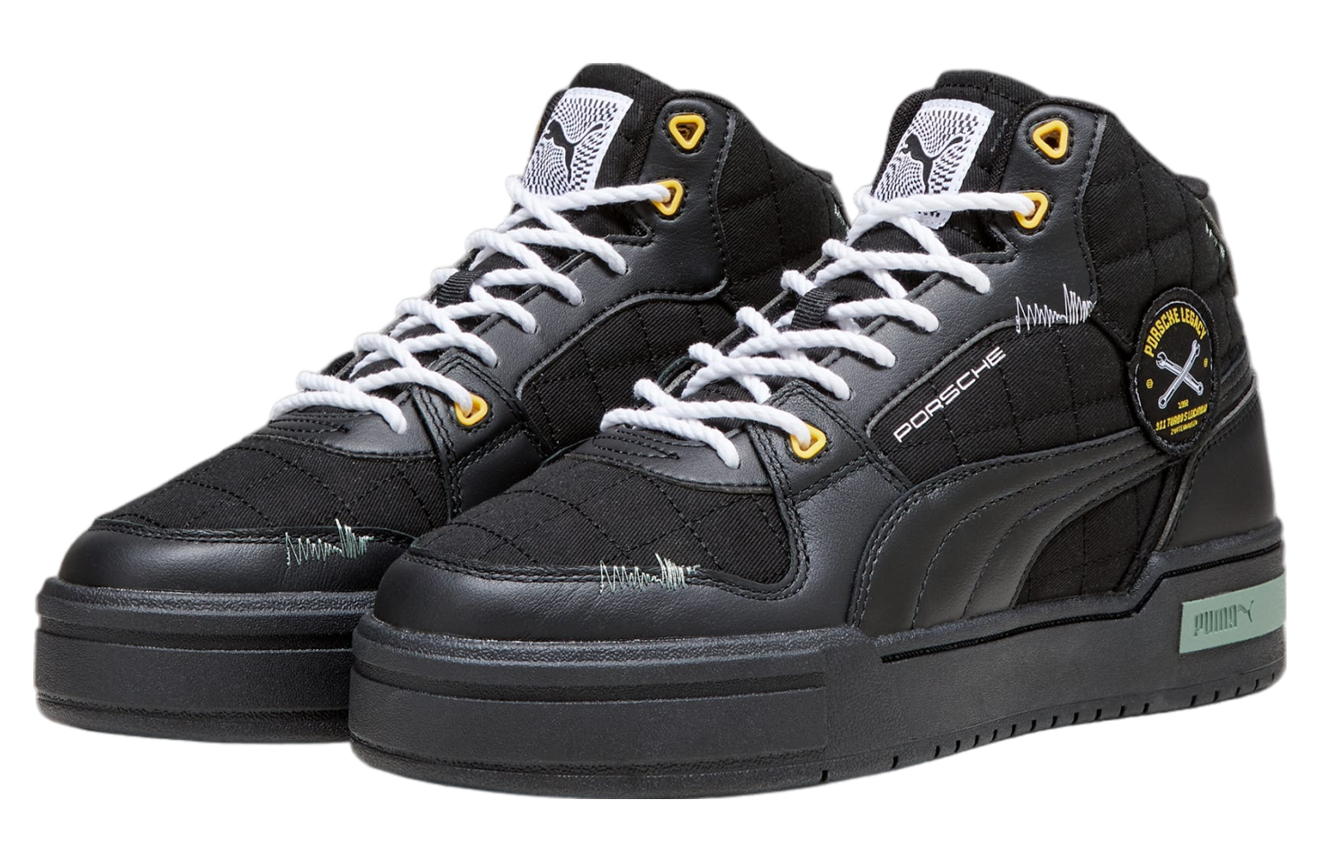 Puma Porsche Legacy Ca Pro Mid Garage Crews Black