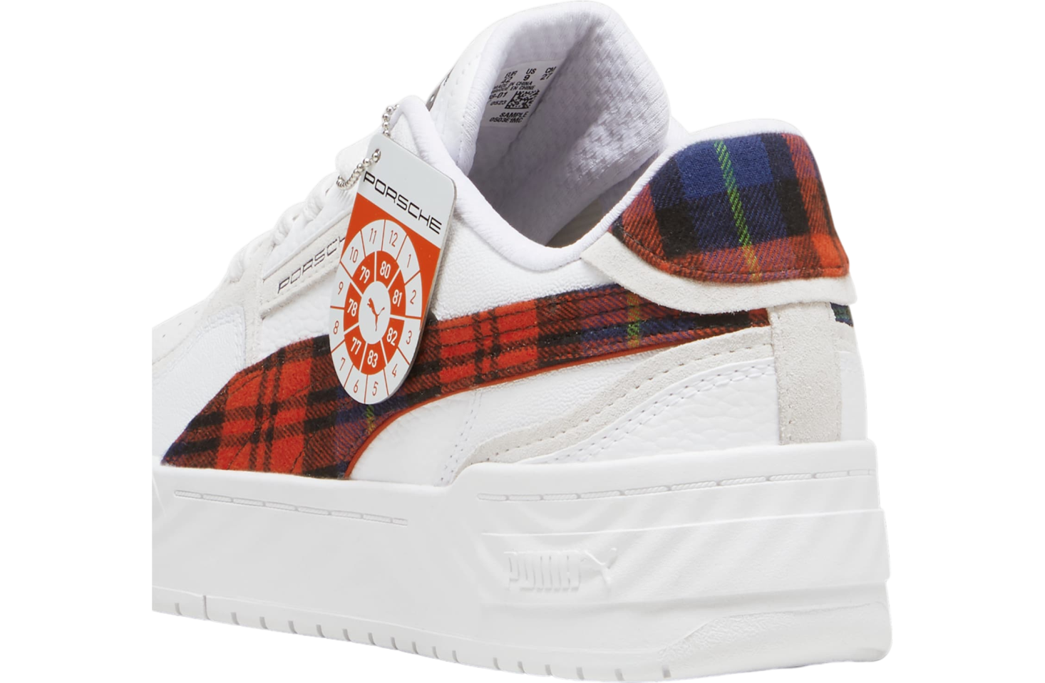 Puma Porsche Legacy Ca Pro Tartan White / Redmazing