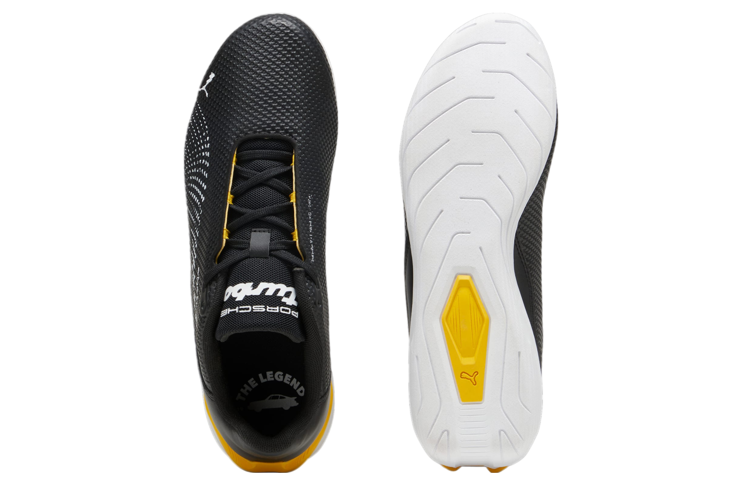 Puma Porsche Legacy Drift Cat Decima Driving Black / Sport Yellow