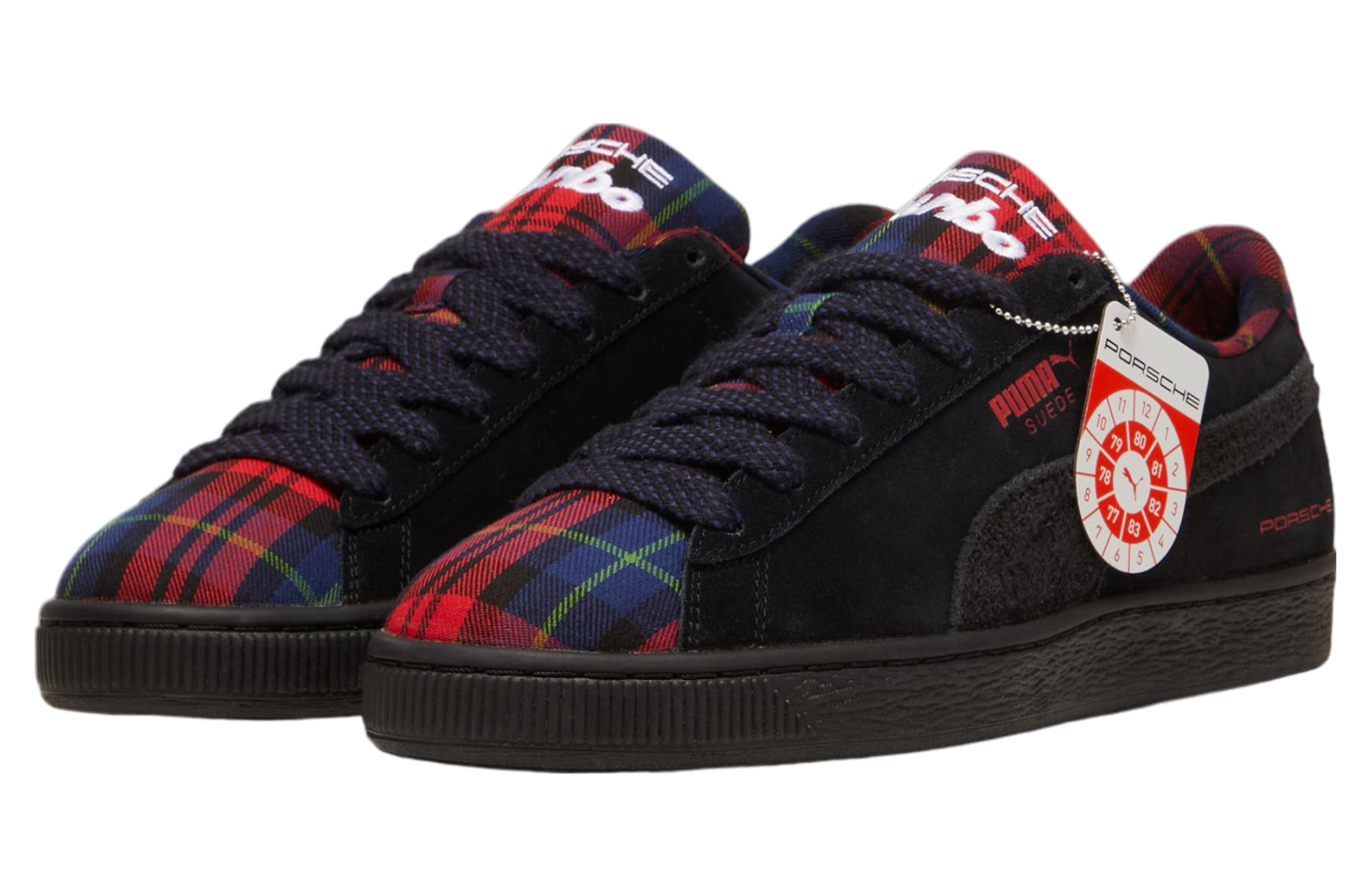 Puma Porsche Legacy Suede Classic Tartan Black / Redmazing