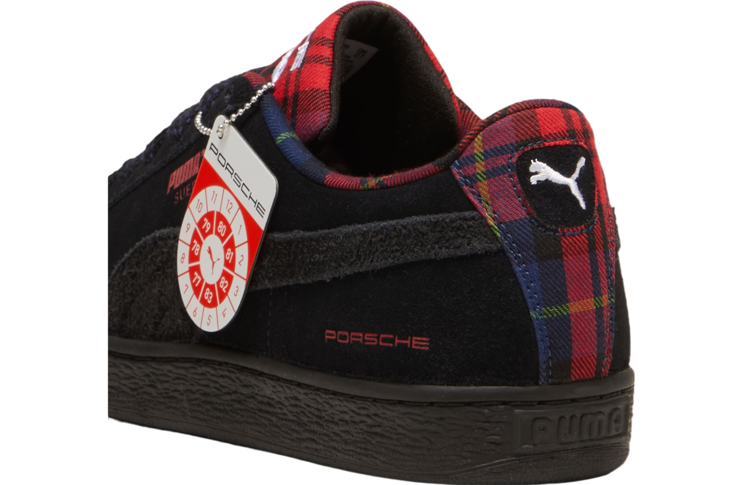 Puma Porsche Legacy Suede Classic Tartan Black / Redmazing