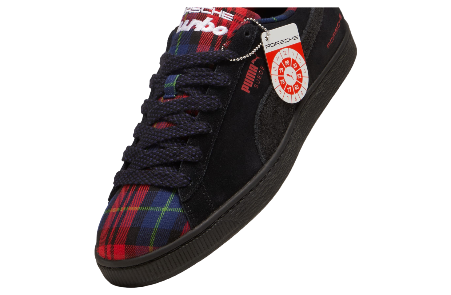 Puma Porsche Legacy Suede Classic Tartan Black / Redmazing